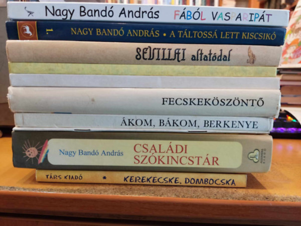 Imre Zsuzsanna, Osvt Erzsbet, Pittlikn Kurucz Csilla, T. Aszdi va, Dobos va, Nyakasn Turi Klra, Gazdag Erzsi, Nagy Band Andrs - 10 db gyermek versek, mondkk: Kerekecske, dombocska;Babavoda; Gyermek mondkk; Fecskeksznt; Sevillai altatdal; kom, bkom, berkenye; Biztat; A tltoss lett kiscsik; Fbl vaspaript; Csaldi szkincstr