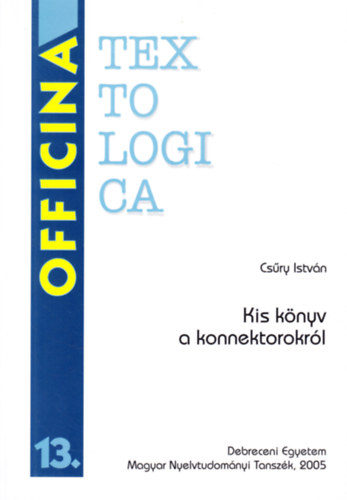 Csűry István - Kis könyv a konnektorokról