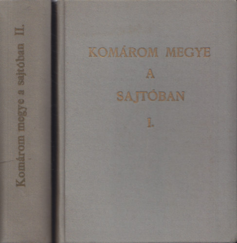 Tapolcai Ern�n�  (szerk.) - Kom�rom megye a sajt�ban 1945-1965 (sajt�cikkbibliogr�fia) I-II.