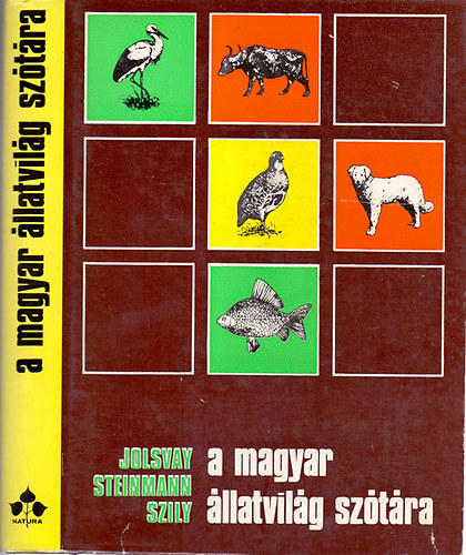 Dr. Jolsvay Alajos-Dr. Steinmann Henrik-Szily Ernő - A magyar állatvilág szótára (Magyar-latin - latin-magyar)