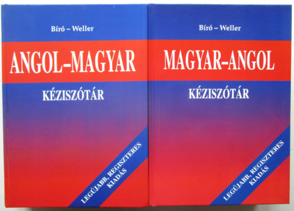 Br; Weller - Magyar-angol s angol-magyar kzisztr