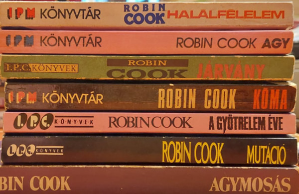 Robin Cook - 7 db Robin Cook knyv: Agymoss, Hallflelem, Agy, Jrvny, Kma, A gytrelem ve, Mutci