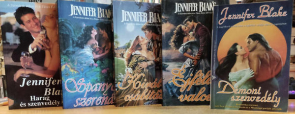 Jennifer Blake - 5 db Jennifer Blake: Démoni szenvedély; Éjféli valcer; Harag és szenvedély; Királyi csábítás; Spanyol szerenád