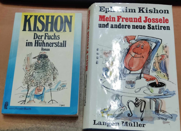 Ephraim Kishon - 2 db Kishon: Der Fuchs im Hhnerstall + Mein Freund Jossele und andere neue Satiren