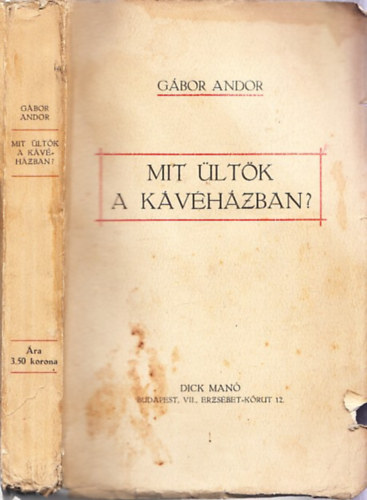 Gbor Andor - Mit ltk a kvhzban?