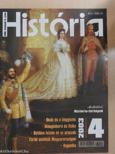 Hist�ria XXV. �vfolyam 4. sz�m (2003/4)