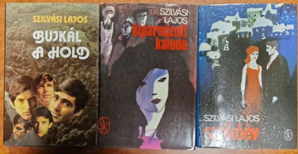 Szilv�si Lajos - 3db Szilv�si k�tet :Sz�k��v, Kip�rn�zott kaloda, Bujk�l a hold