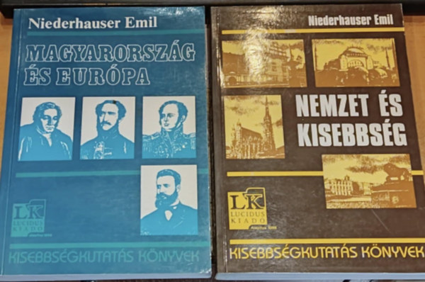 Niederhauser Emil - 2 db Niederhauser Emil: Magyarorszg s Eurpa + Nemzet s kisebbsg (Kisebbsgkutats knyvek)