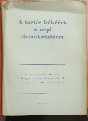 A tarts bkrt, a npi demokrcirt