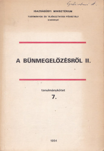 A bnmegelzsrl II. -Tanulmnyktet 7.