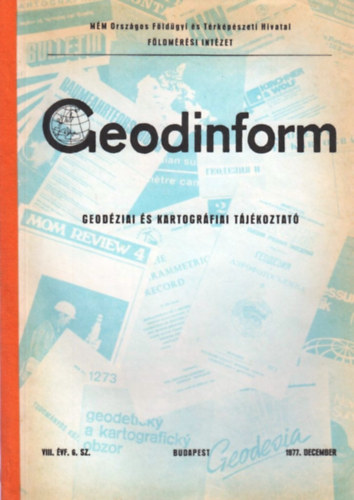 Luk�cs Tibor  (Dr.) - V�r�s Imre - Geodinform 1977. December