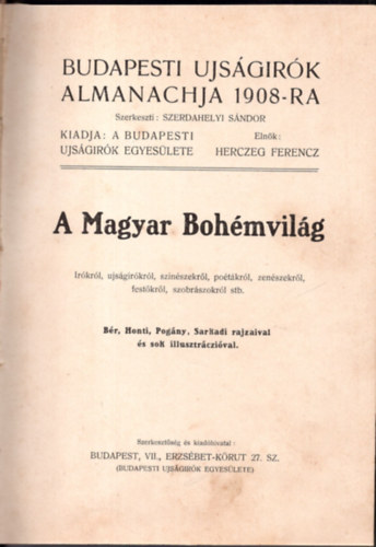 Szerdahelyi Sndor  (Szerk.) - A magyar bohmvilg