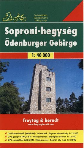 A Soproni-hegys�g turistat�rk�pe (1:40000)