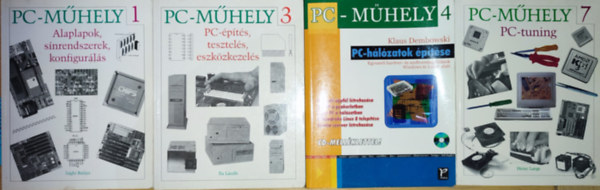 Heinz Lange Ila Lszl - 4db m a PC-mhely sorozatbl - PC-mhely 1., PC-mhely3., PC-mhely 4., PC-mhely 7.-PC-tuning