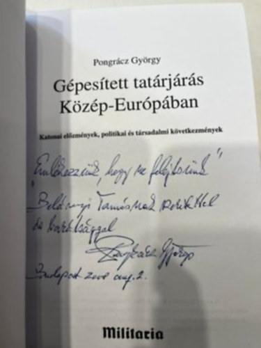 Pongrcz Gyrgy - Gpestett tatrjrs Kzp-Eurpban - Katonai elzmnyek, politikai s trsadalmi kvetkezmnyek