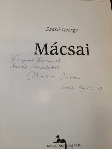 Szab Gyrgy - Mcsai