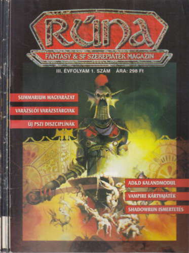 Rúna 1997/1-4. számok (Teljes évfolyam, lapszámonként)