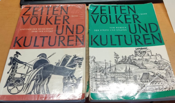 Dr. Franz Berger - Zeiten Vlker und Kulturen 1.-2. Band: Anfange der Menscheit erbe der Antike + Vom Werden der Stadte und Staaten (2 ktet)