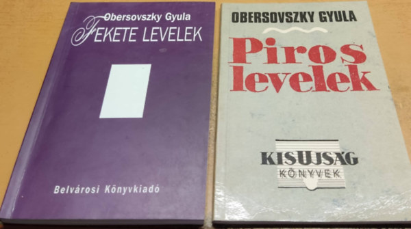 Obersovszky Gyula - Fekete levelek + Piros levelek (2 kötet)