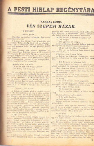 Farkas Imre - V�n szepesi h�zak