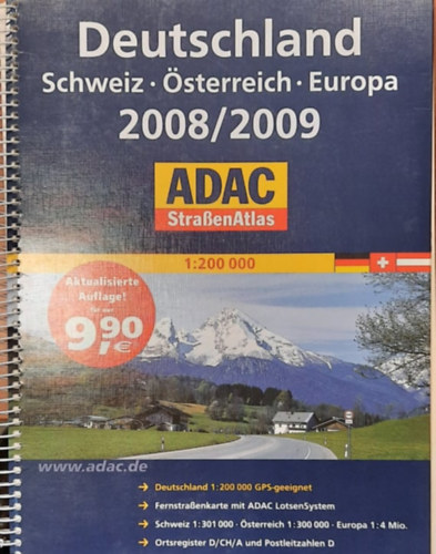 Deutschland - Schweiz - sterreich - Europa 2008/2009 - 1: 200 000