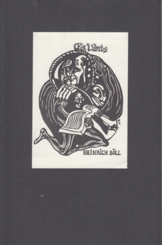 Ex Libris Heinrich Bll r (eredeti nyomat)