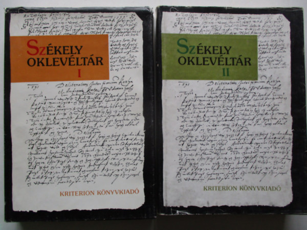 Dem�ny-Pataki - Sz�kely oklev�lt�r I-II.