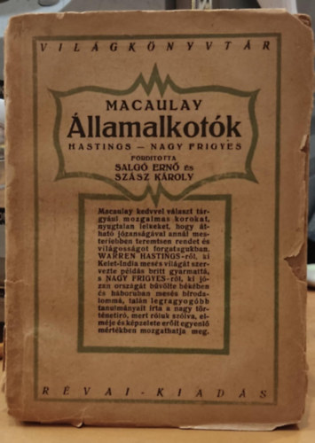 Macaulay - llamalkotk (Hastings-Nagy Frigyes)