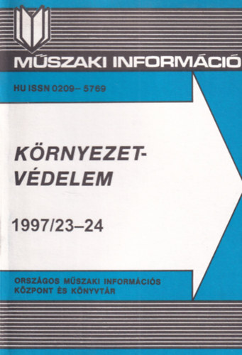 Schnviszky Lszl - Mszaki Informci - Krnyezetvdelem 1997. 23-24