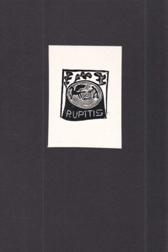 Ex Libris - P. Up�tis (eredeti nyomat)
