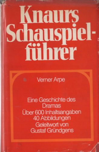 Verner Arpe - Knauers Schauspielführer