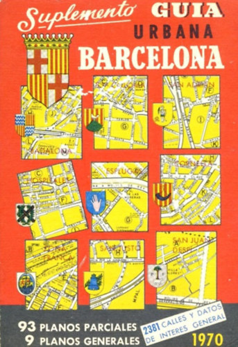 Guia Urbana de Barcelona 1970 (Suplemento)