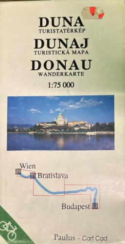 Duna (Esztergomt�l Duna�jv�rosig) turistat�rk�p