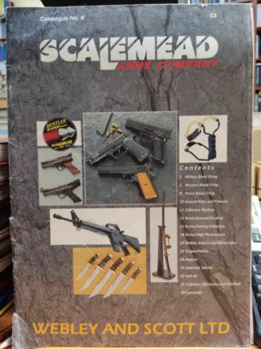 Webley and Scott Ltd. - Scalemead Arms Company - Catalogue No. 8