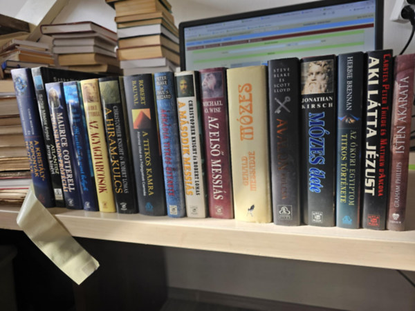 Anne Spencer John Spencer, Knight, Christopher-Lomas, Robert, Robert Bauval, Blake, Peter-Blezard, Paul S., Michael O. Wise, Gerald Messadié, Jonathan Kirsch, Herbie Brennan, Carst Maurice Cotterell - 16db regény, KÖNYVMENTŐ AJÁNLAT: Tutanhamon próféciái+ Misztikus és szent helyek+ Az agyagharcosok+ A Hiram-kulcs+ A titkos kamra+ Árkádia titkos üzenete+ Az első Messiás+ A második Messiás+ Mózes+ Mózes élete+ Az ókori Egyiptom ti