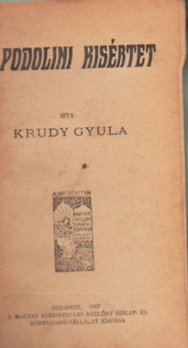 Krdy Gyula - Podolini kisrtet