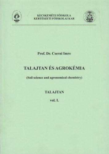 Talajtan s agrokmia - Talajtan I.