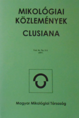 Dr. Sznt Mria - Clusiana Vol. 36. / No. 2-3.