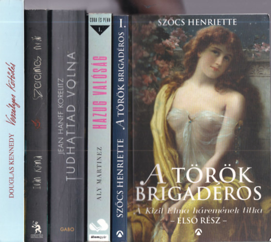 Aly Martinez, Jean Hanff Korelitz, Ivan Klima, Douglas Kennedy Sz�cs Henriette - 5 db. romantikus reg�ny (A t�r�k brigad�ros + Hazug val�s�g + Tudhattad volna + Szerelmes ny�r + Vesz�lyes k�t�d�s)