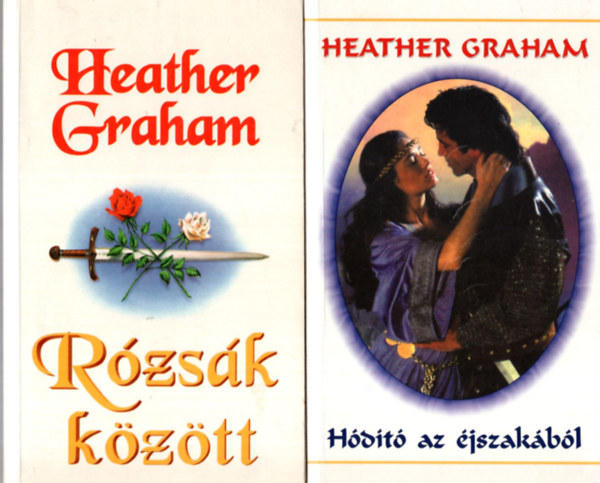 Heather Graham - 3 db Heather Graham könyv ( együtt ) 1. Hódító az éjszakából, 2. Rózsák között, 3. New Orleans-i éjszakák