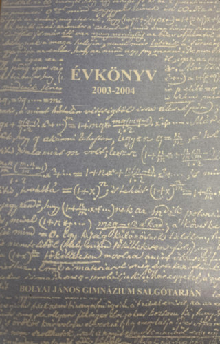 �vk�nyv 2003-2004 (Bolyai J�nos Gimn�zium Salg�tarj�n)