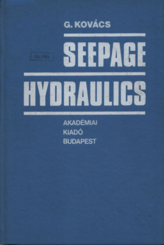 Kovcs Gyrgy - Seepage hydraulics