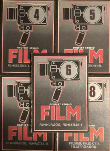 dr. Buglya Sándor - Filmkészítés a szabadban 4.,Filmkészítés műfénynél 5.,Filmműfajok,filmfajták I.,II.III. 6.,7.,8.