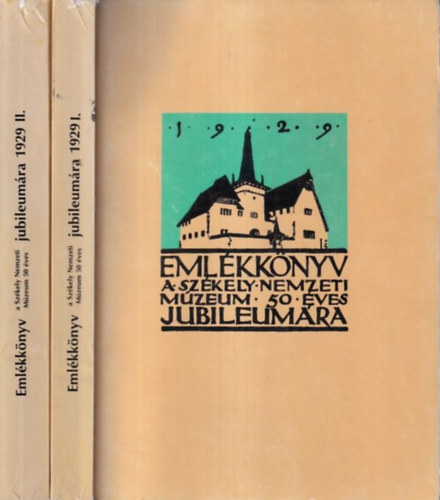 Csutak Vilmos  (szerk.) - Emlkknyv a Szkely Nemzeti Mzeum tvenves jubileumra I-II. (reprint, ksrfzettel)