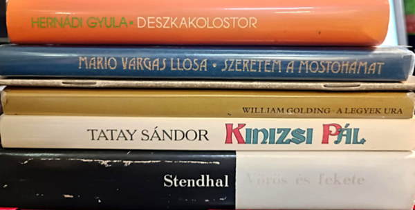 Mario Vargas LLosa, Herndi Gyula, Tatay Sndor, William Golding, Oscar Wilde Stendhal - XX. szzadi knyvcsomag