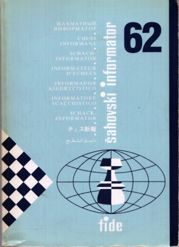 Sahovski informator 62 - Chess informator
