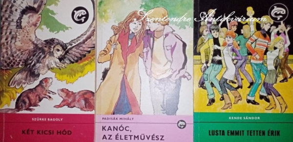 Rnaszegi Mikls (szerk.), Baktay Ervin (ford.), Szecsk Pter (ill.), Padisk Mihly, Dani Erzsbet (szerk.) Szrke Bagoly (Archie Belaney) - Delfin knyvek knyvcsomag (3db) Kt kicsi hd, Kanc, az letmvsz, Lusta Emmit tetten rik