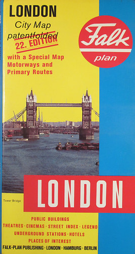 London City Map patentfolded 25. Edition