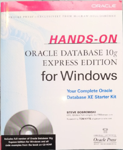 Hands-On - Oracle Database 10g Express edition + CD