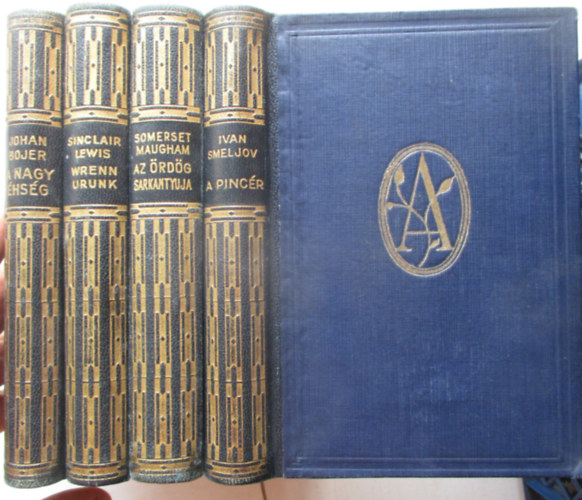 4 db reg�ny az Athenaeum kiad�t�l (A pinc�r, A nagy �hs�g, Wrenn urunk, Az �rd�g sarkanty�ja)